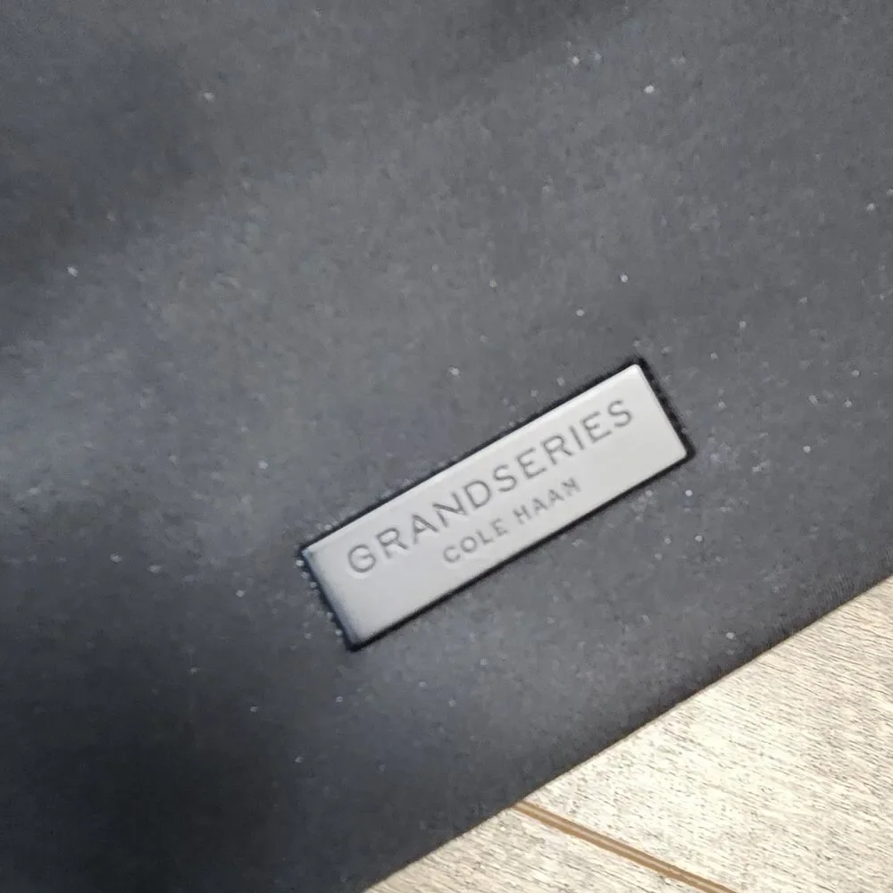 Cole Haan Grandseries Black Nylon W/Leather Trim Large Tote Bag Excellent Cond.